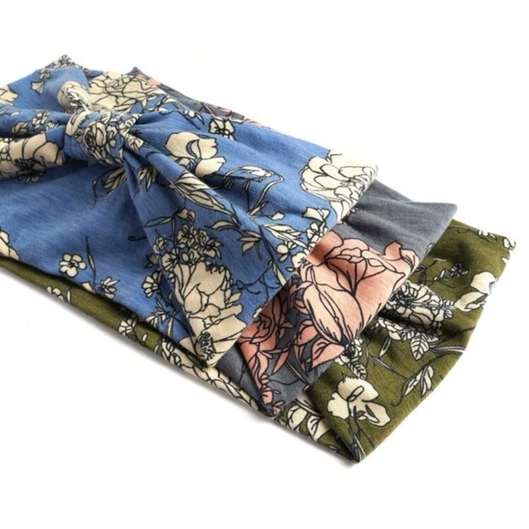 Women Floral Print Casual Hair Band, For Decoration - Picture 5 of 5